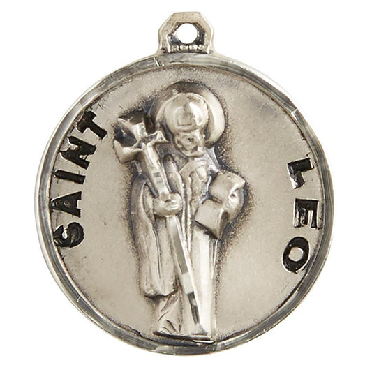 Sterling Patron Saint Leo Medal