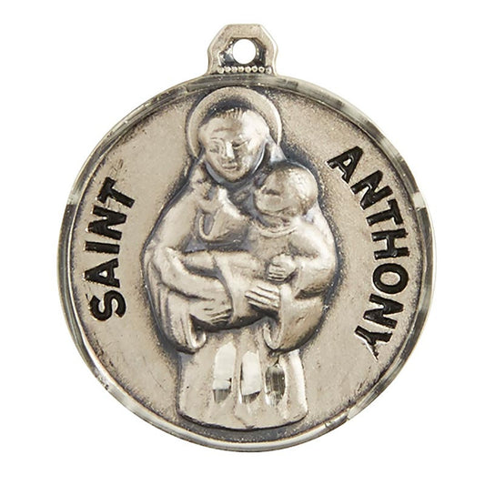 Sterling Patron Saint Anthony Medal