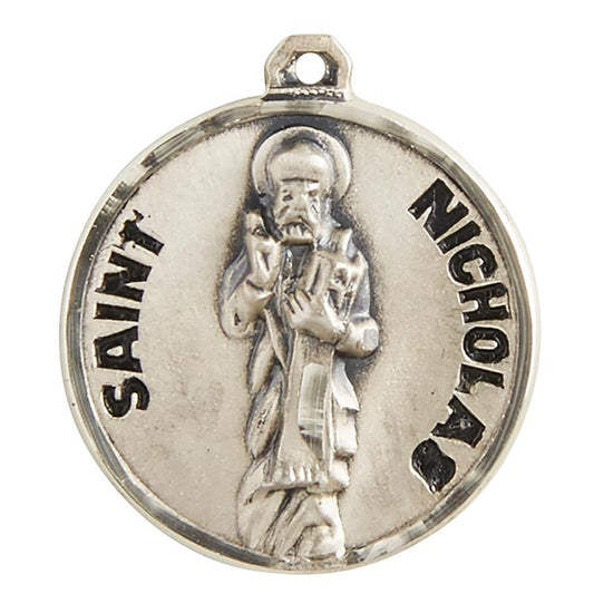 Sterling Patron Saint Nicholas Medal