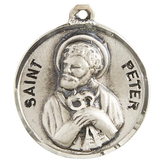 Sterling Patron Saint Peter Medal