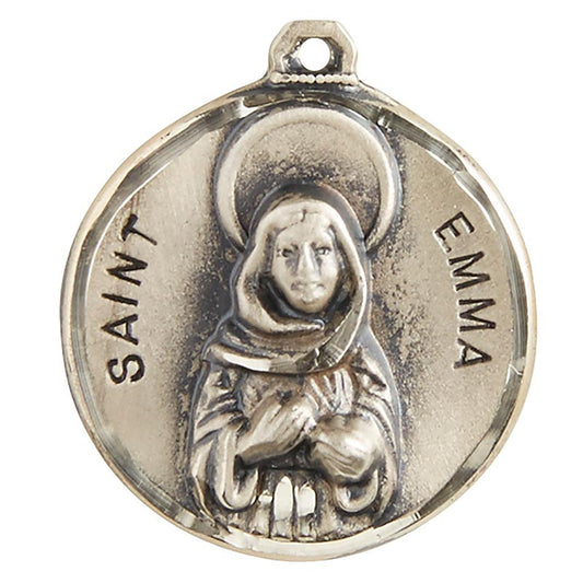 Sterling Patron Saint Emma Medal