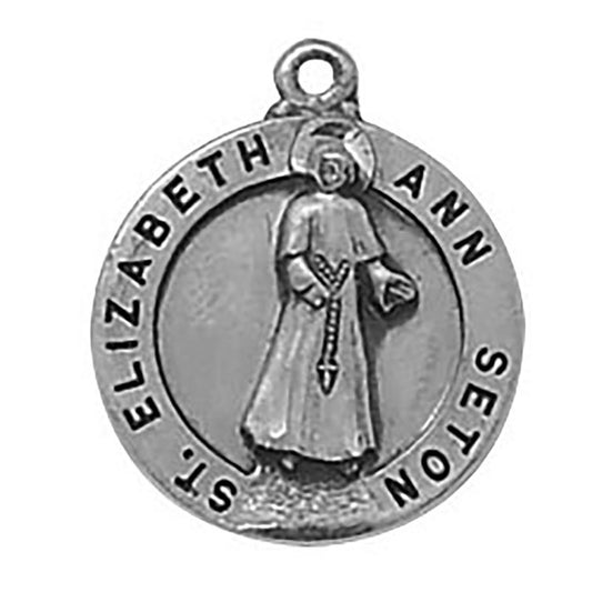 Sterling Silver Medal - Saint Elizabeth Ann Seton