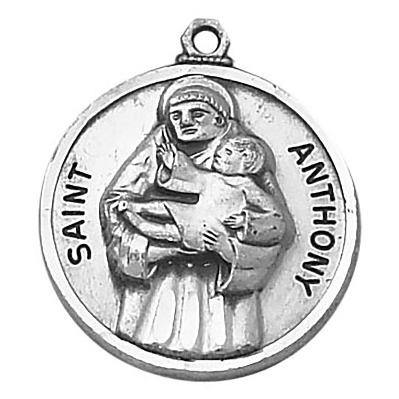 Sterling Silver Medal - Saint Anthony (SS827-3)