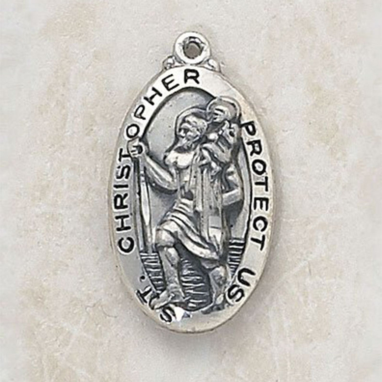 Sterling Silver Medal - Saint Christopher (SS8647)