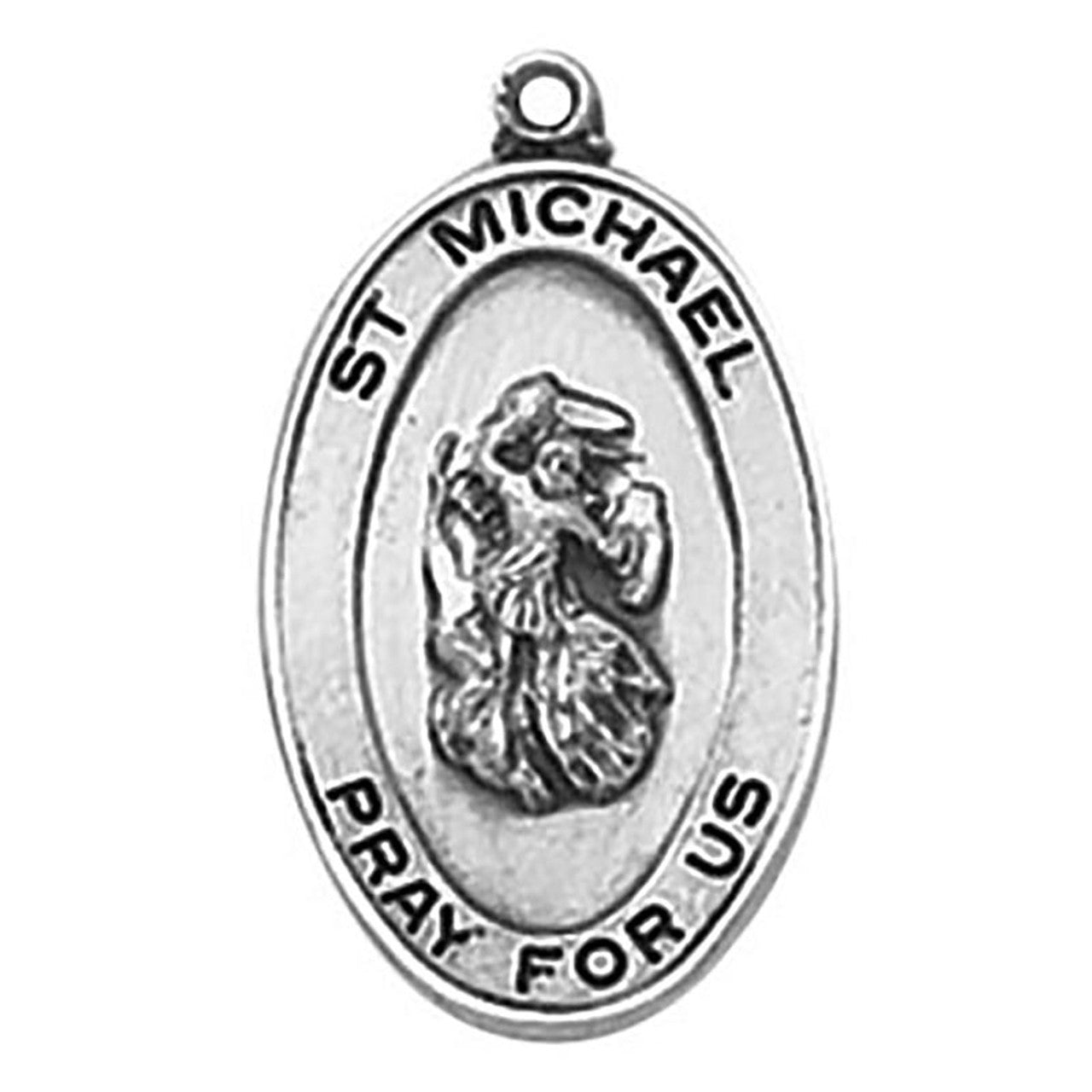 Sterling Silver Medal - Saint Michael (SS927-39)