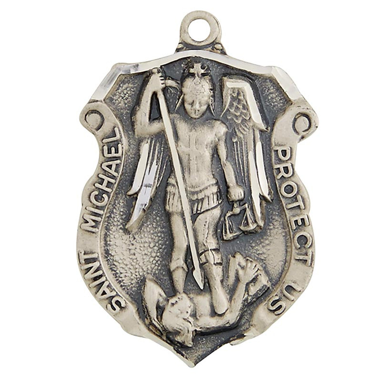 Sterling Patron Saint Michael Medal (SS9393)