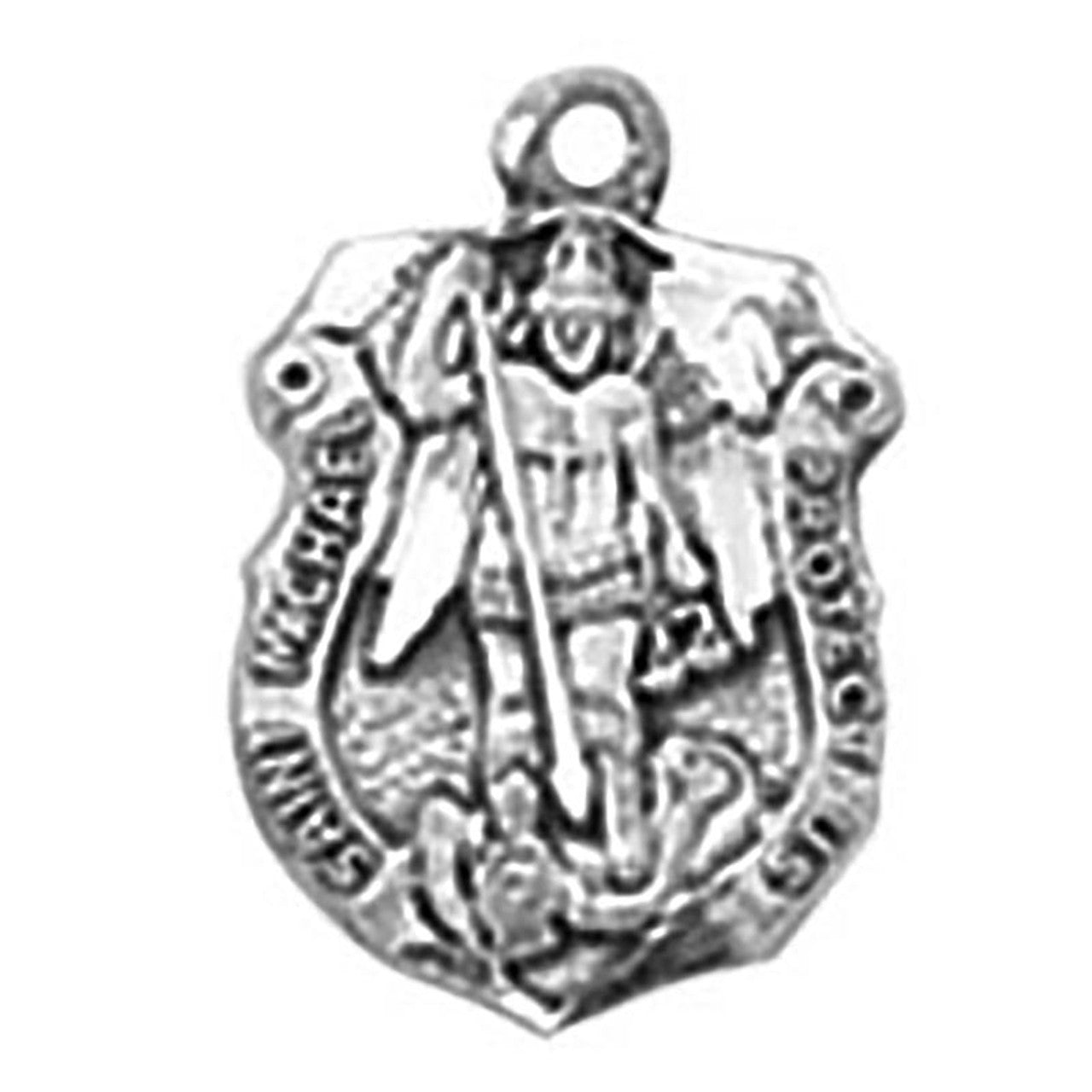 Sterling Silver Medal - Saint Michael