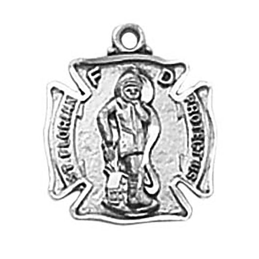 Sterling Silver Medal - Saint Florian