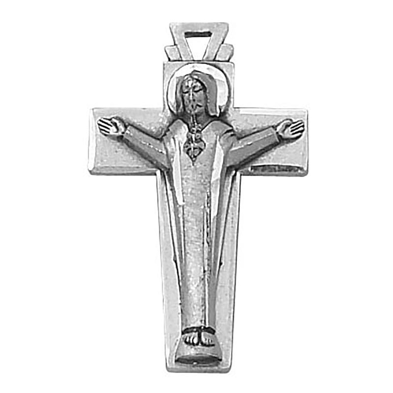 Sterling Silver Medal - Scapular Cross Medal