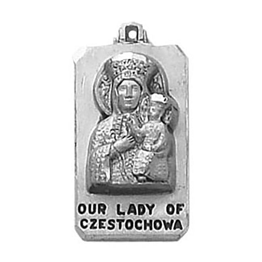 Sterling Silver Medal - Our Lady of Czestochowa