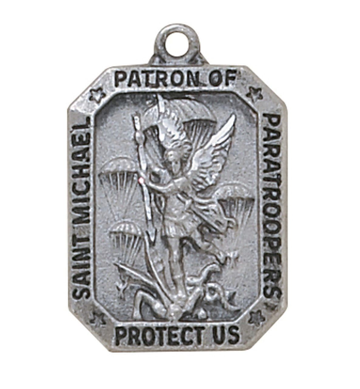 Sterling Saint Michael Patron Saint (Paratroopers) Medal