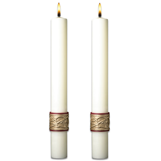 Sacred Heart Complementing Altar Candles