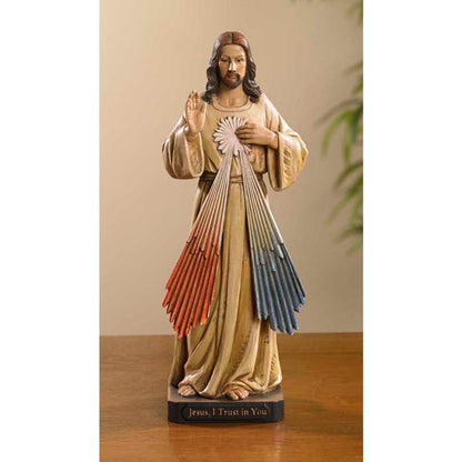 8" H Divine Mercy Statue