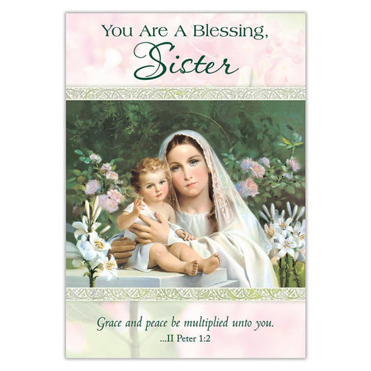 You Are a Blessing Sister Appreciation Card