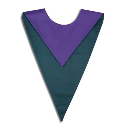 Reversible Choir Stole - Purple / Green