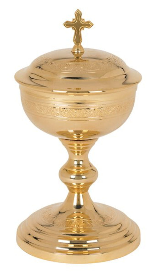 Etched Design Ciborium - 250 hosts