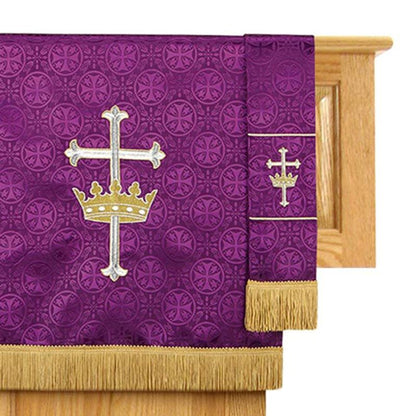 Bookmark - Purple Cross/Crown