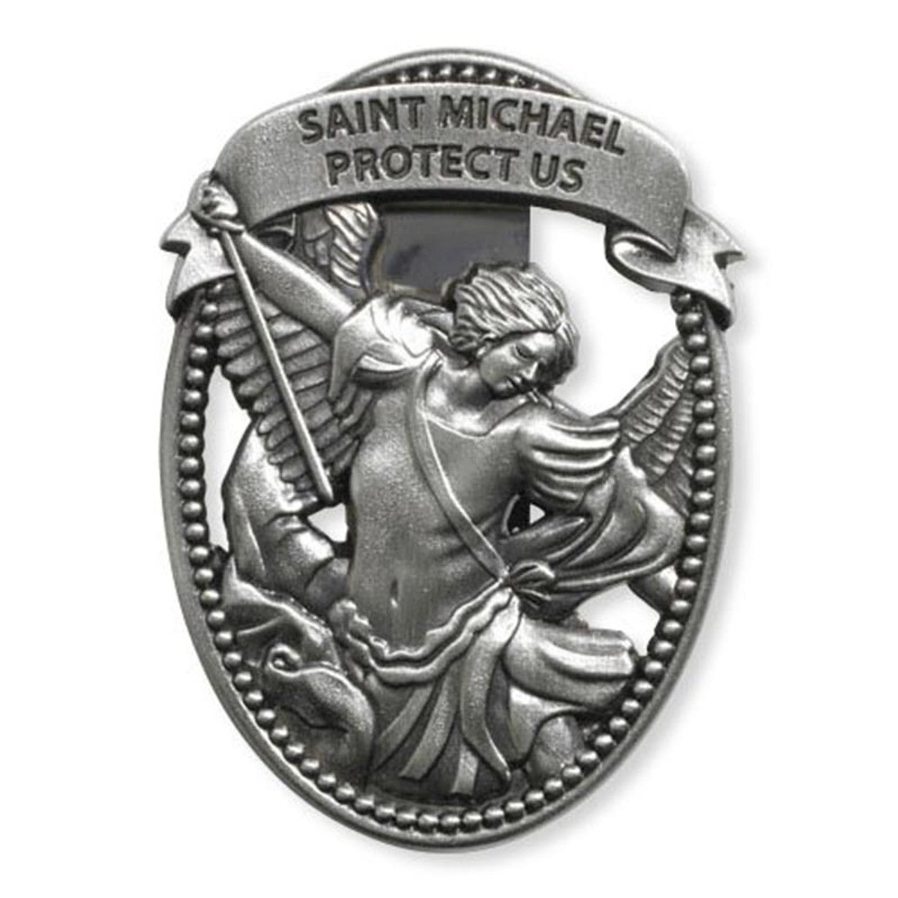 Saint Michael Visor Clip - 6/pk