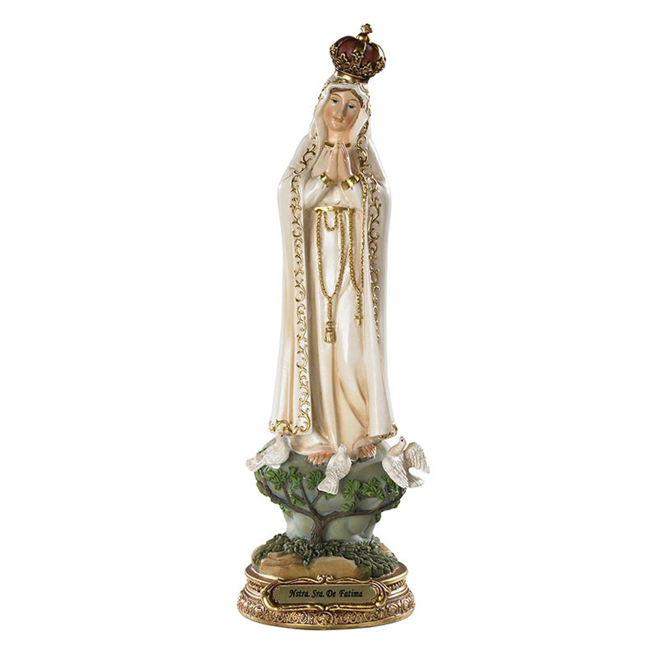 16" H Our Lady of Fatima Statue