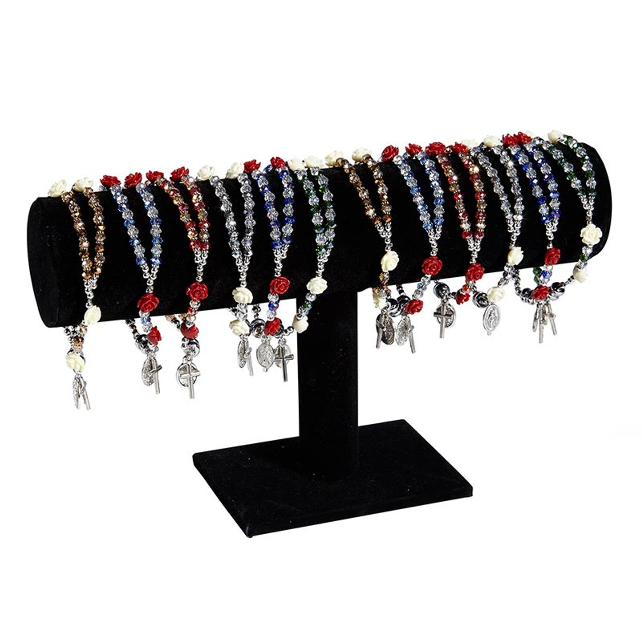 Assorted Rose Rosary Bracelets