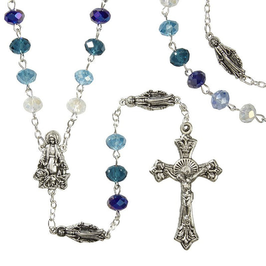 Blue Marian Rosary