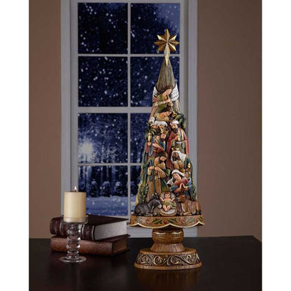 30" H Nativity Christmas Tree