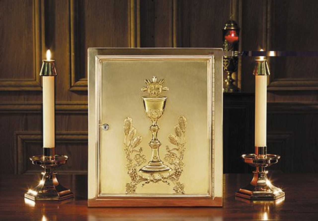 Chalice & Host Brass Tabernacle