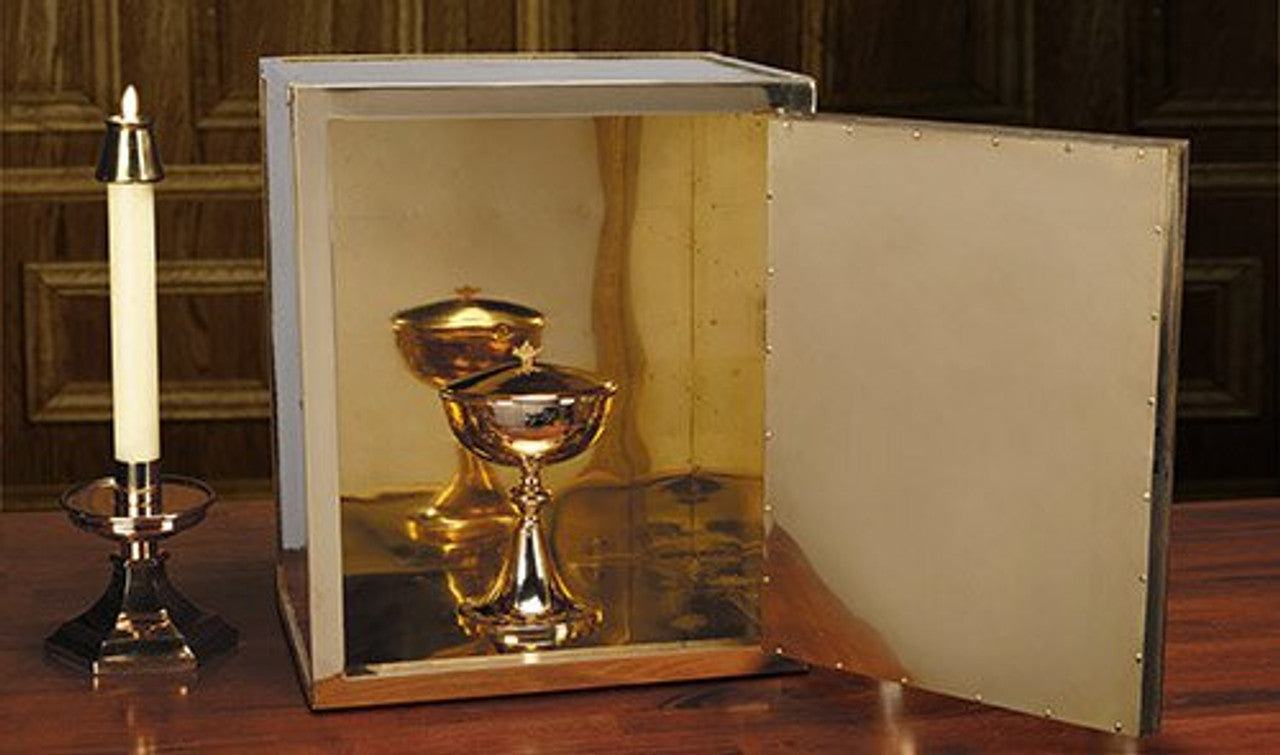 Chalice & Host Brass Tabernacle