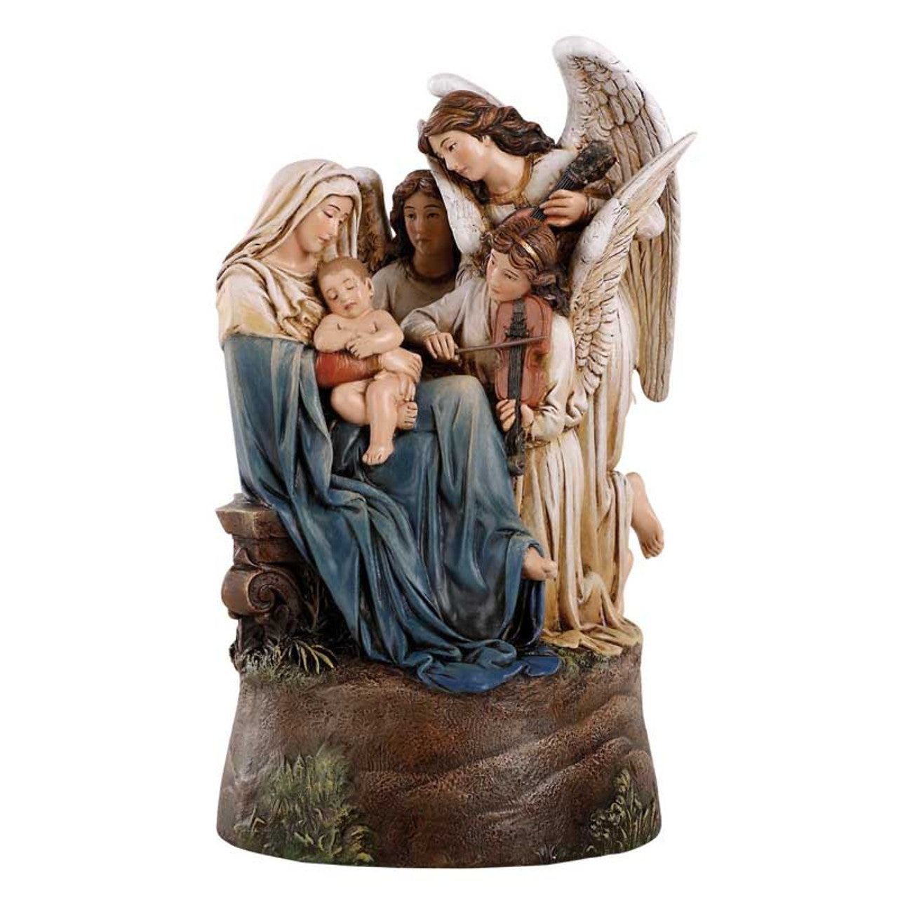 9" H Song of Angels Musical Figurine