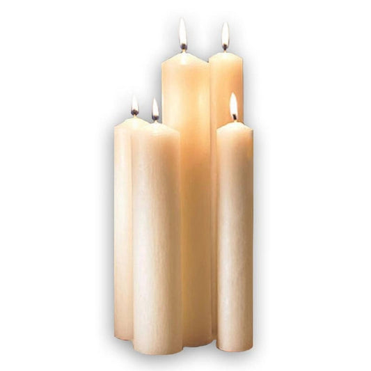 Altar Brand 51% Beeswax Altar Candle - 2 x 9" - 6/bx