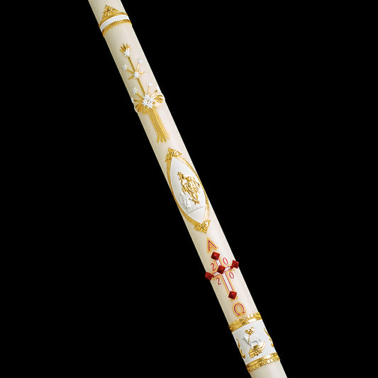 Ornamented Paschal Candle