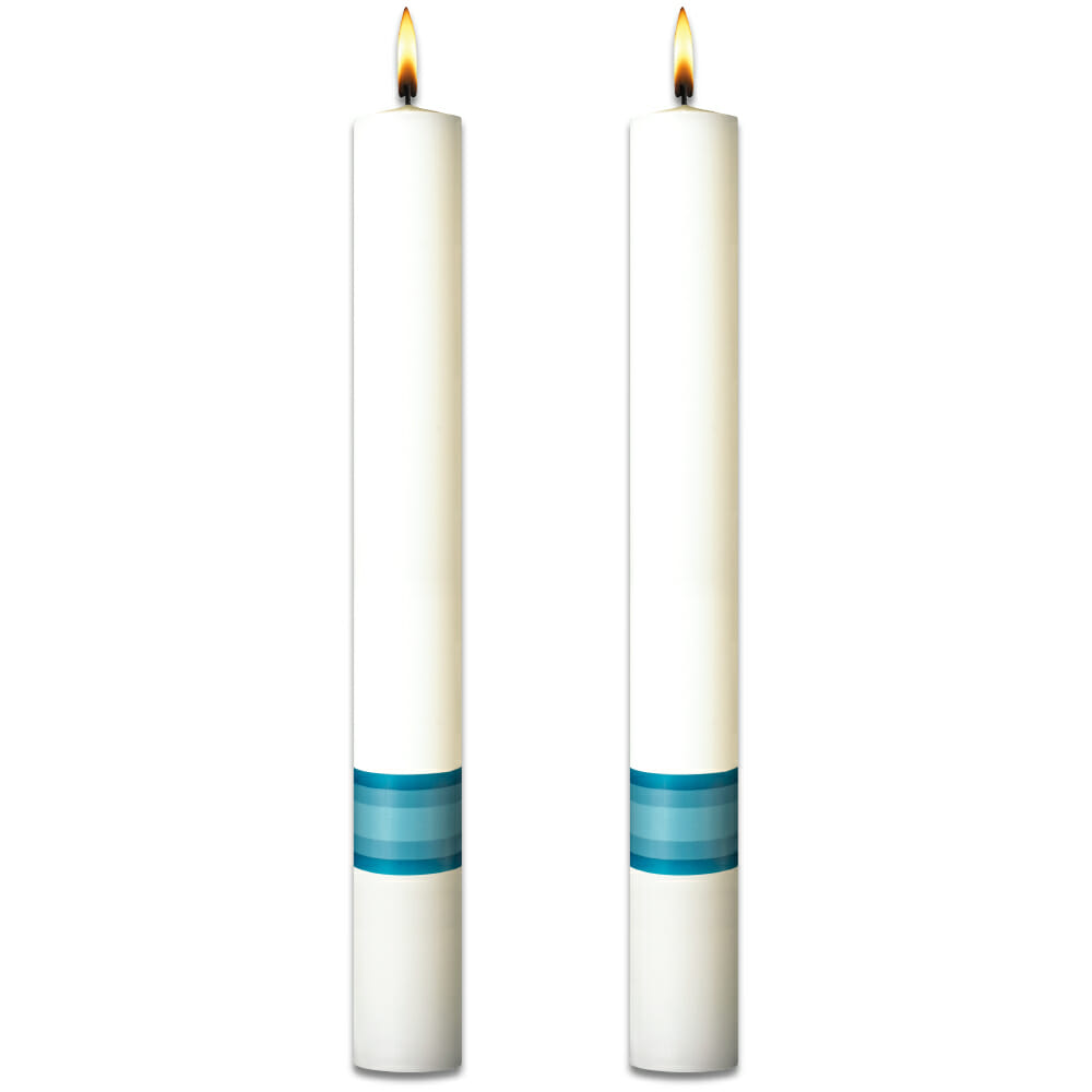 Divine Mercy Complementing Altar Candles