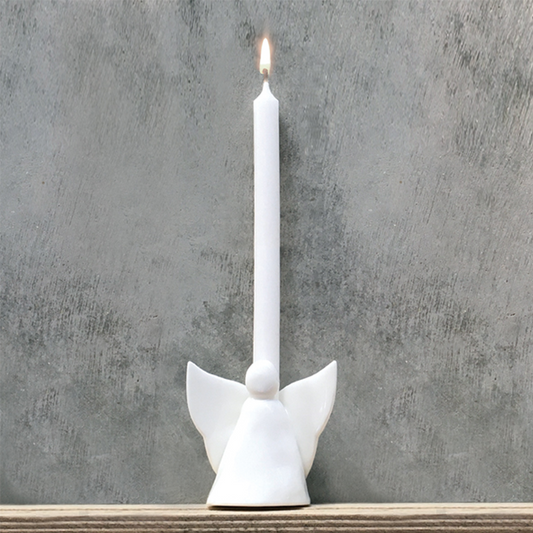 Candle with Holder - Angel