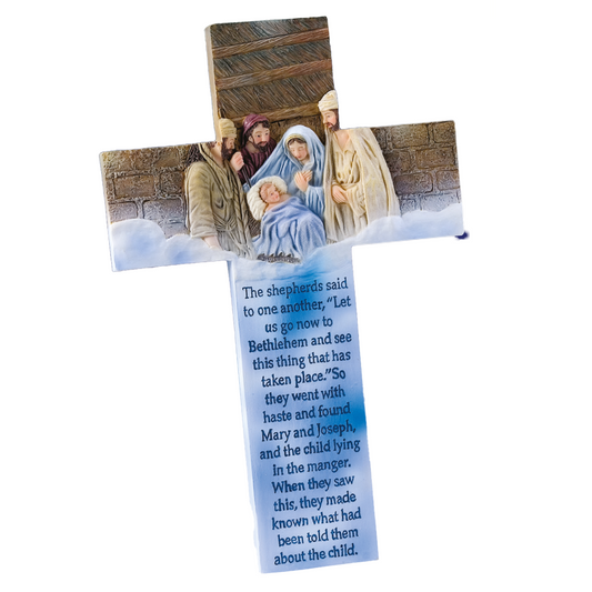 Christmas Prayer Wall Cross