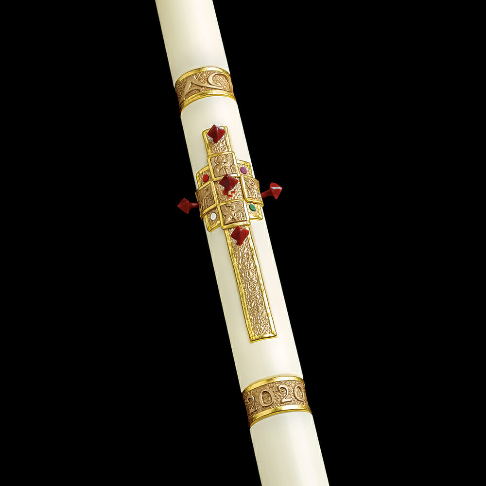 Evangelium Paschal Candle