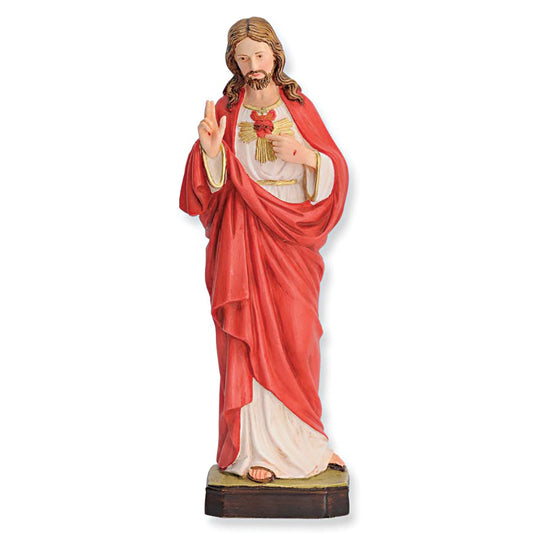 11 3/4" High Sacred Heart Statue